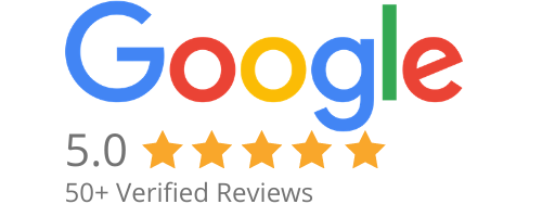 50+ 5 star reviews - Verified By Google