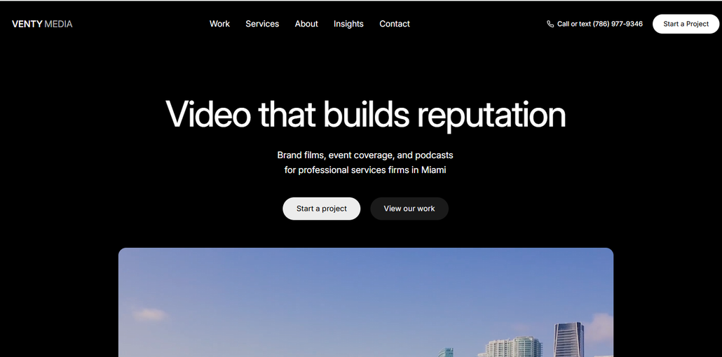 venty media home