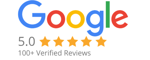 Over 100 verified 5 star client reviews on Google