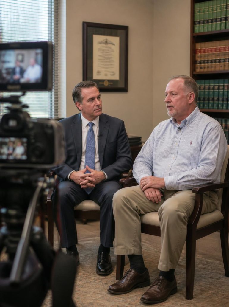 attorney client testimonial video
